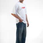 WILD BLOOD – White Relaxed Box Fit Tee