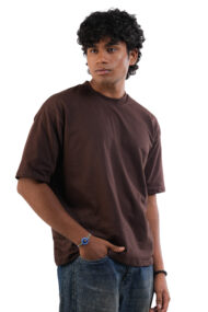 OFFWALL ESSENTIAL TEE – Dark Brown Men
