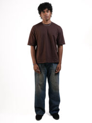 OFFWALL ESSENTIAL TEE – Dark Brown Men - Image 3