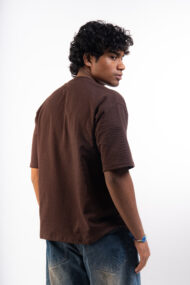 OFFWALL ESSENTIAL TEE – Dark Brown Men - Image 5