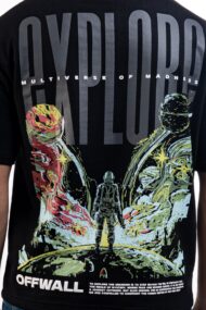 BEYOND WORLDS – Black Relaxed Box Fit Tee - Image 6