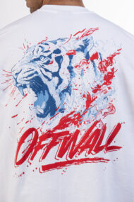 WILD BLOOD – White Relaxed Box Fit Tee - Image 5