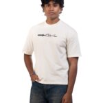 FUDOSHIN – Beige Relaxed Box Fit Tee
