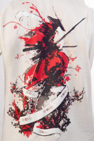 FUDOSHIN – Beige Relaxed Box Fit Tee - Image 5